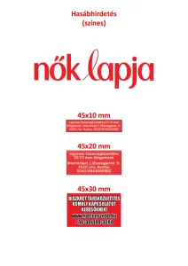 Nők Lapja hirdetés1