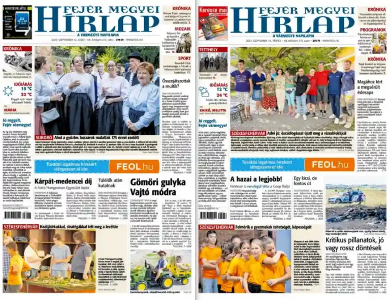 Fejér Megyei Hírlap hirdetés4