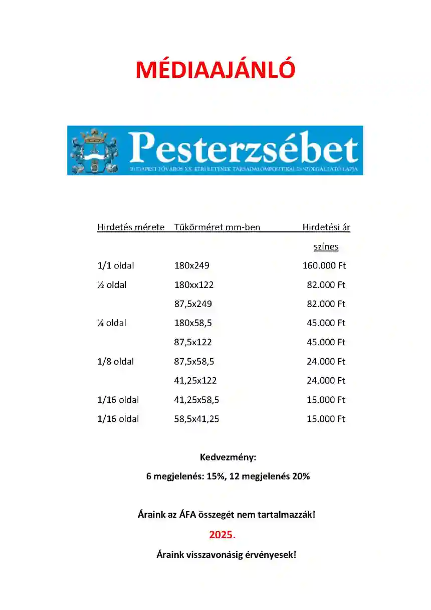 Pesterzsébet médiaajánló 1
