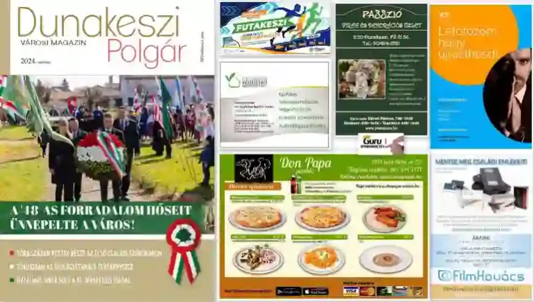 Dunakeszi Polgár hirdetés