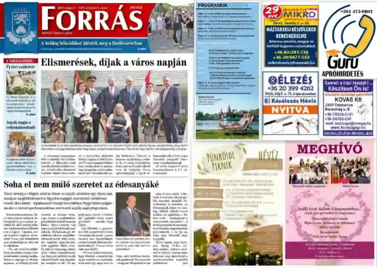 Hévizi Forrás hirdetés2