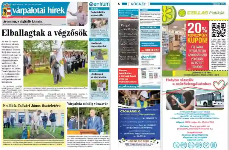 Várpalotai Hírek hirdetés2