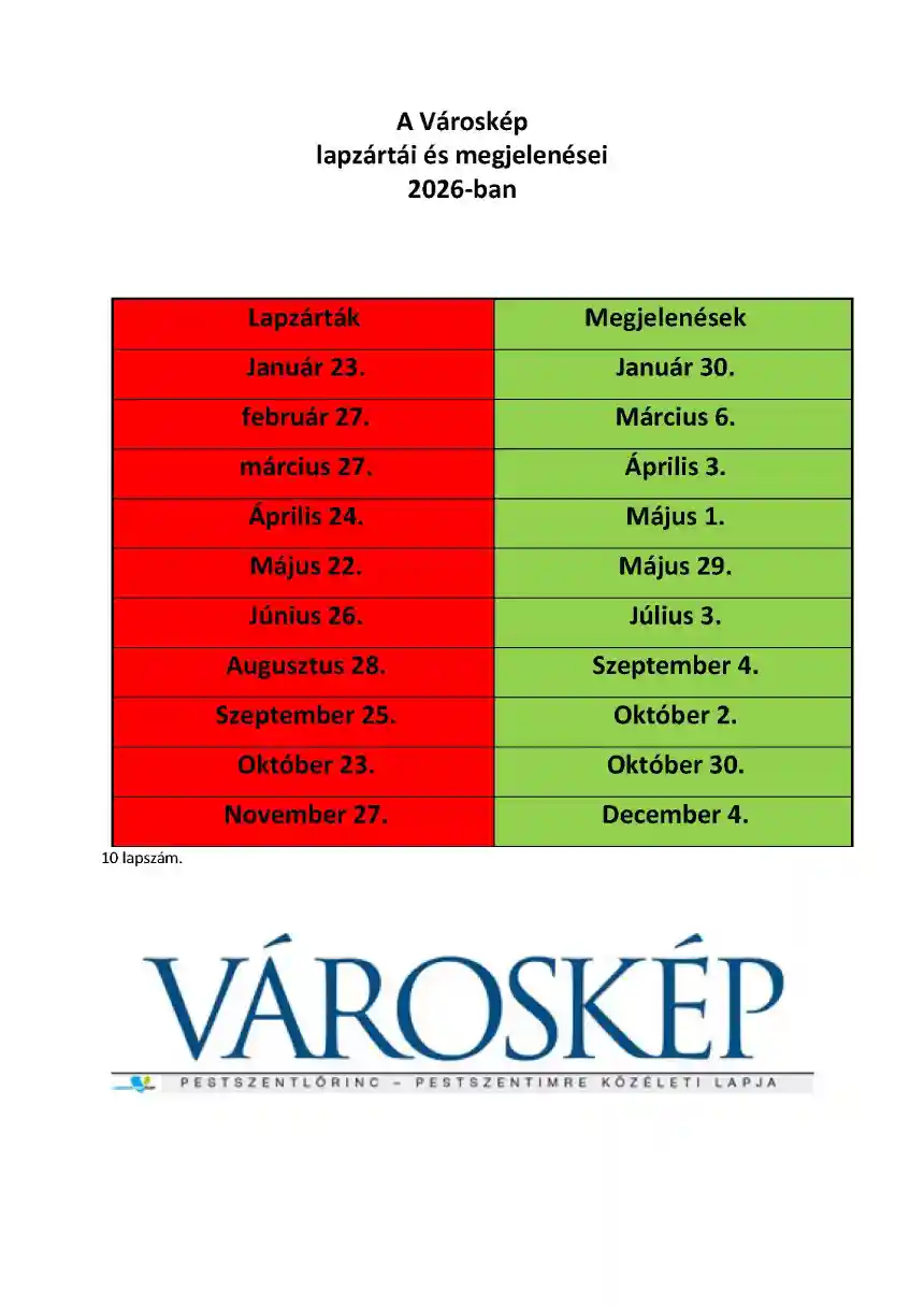 Városkép megjelenés 1