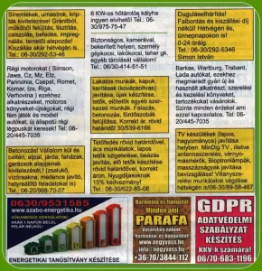 Apropó Eger hirdetés 8