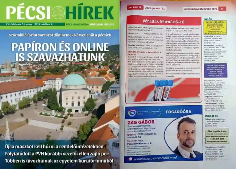 Pécsi Hírek hirdetés 2 Pécsi Hírek hirdetés1