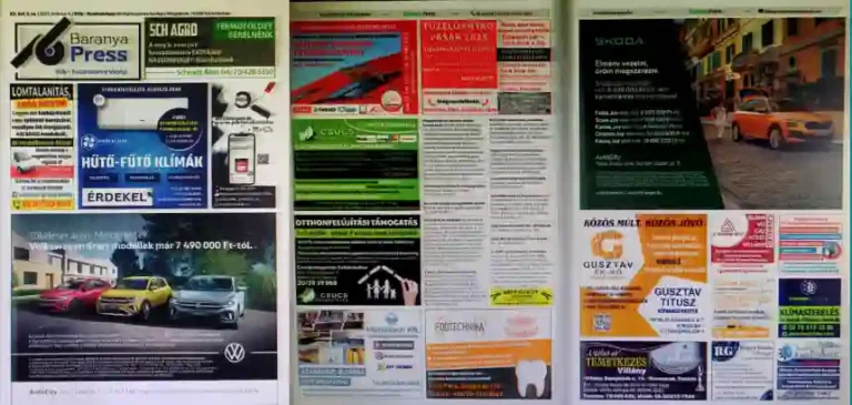 Pécs környéke Press hirdetés1