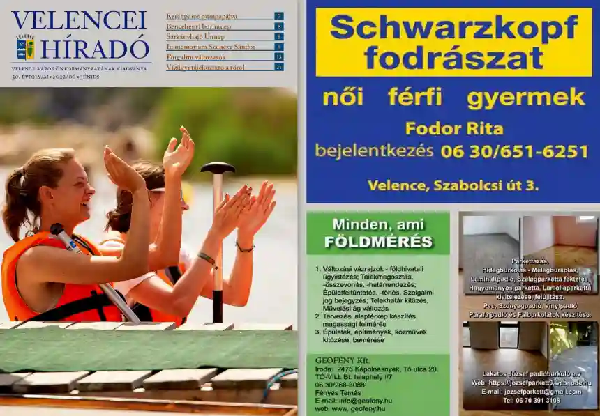 Velencei Híradó hirdetés 12 Velencei Hiradó hirdetés1