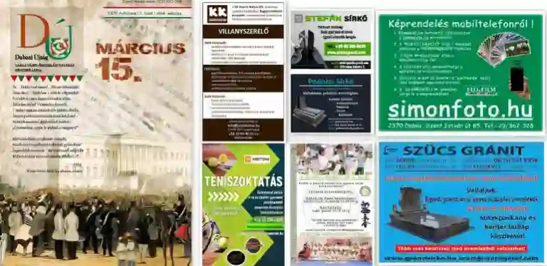 Dabasi Újság hirdetés