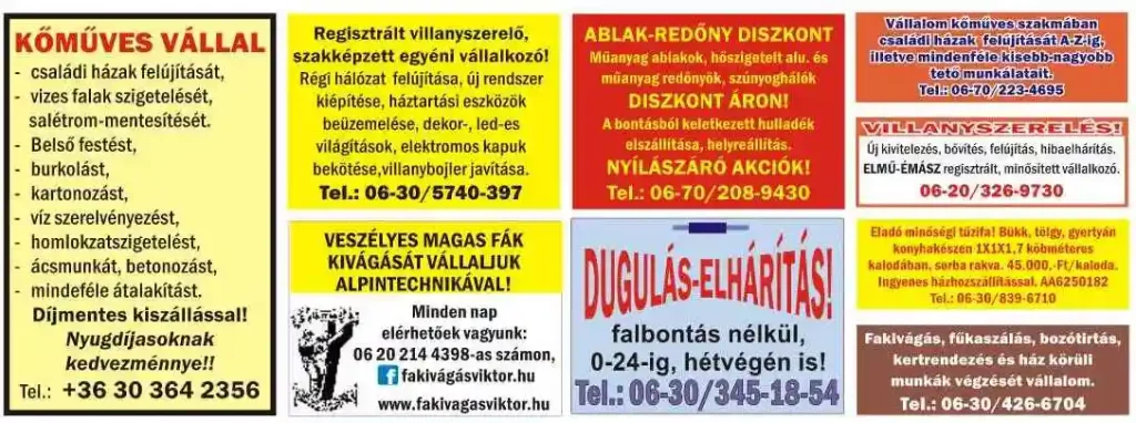 kisFutár Reklámújság hirdetés 15 kisFutár Reklámújság hirdetés 2