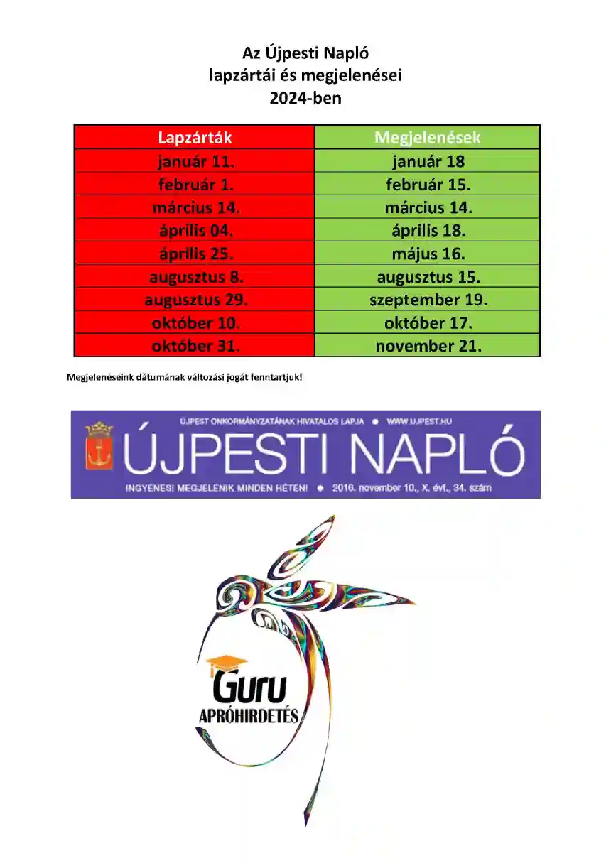 Újpesti Napló megjelenés 3