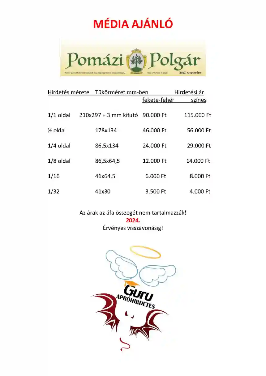 Pomázi Polgár médiaajánló 15