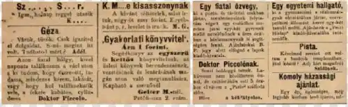 Az apróhirdetés története 10