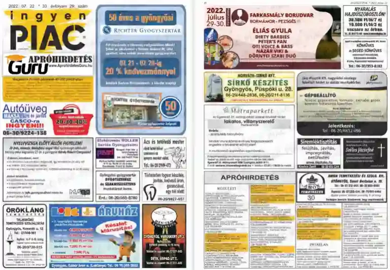 Ingyen Piac hirdetés2