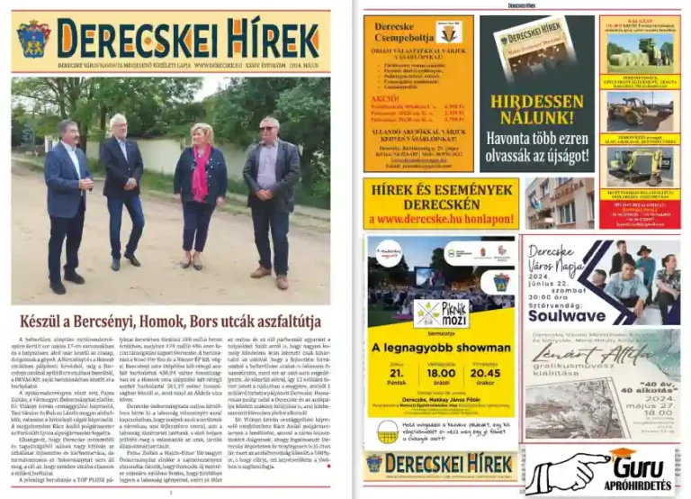 Derecskei Hírek hirdetés2