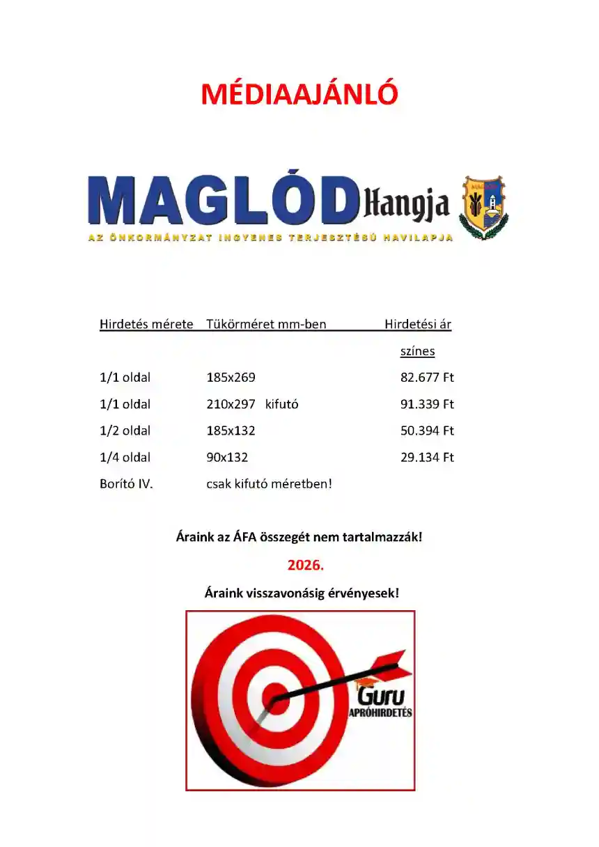 Maglód Hangja médiaajánló